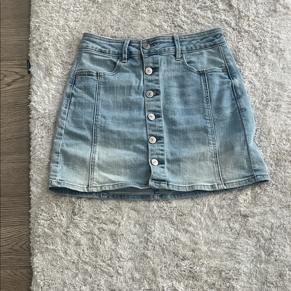 AE Denim Button-Front Women's Skirt